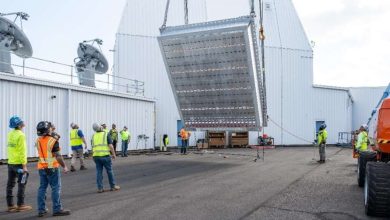 Aegis System Equipped Vessel Takes Shape: Lockheed Martin Delivers AN/SPY-7(V)1 Radar Antennas to Japan