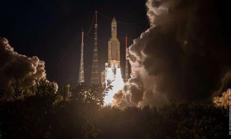 Airbus satellite SYRACUSE 4B successfully launches on the final Ariane 5 mission