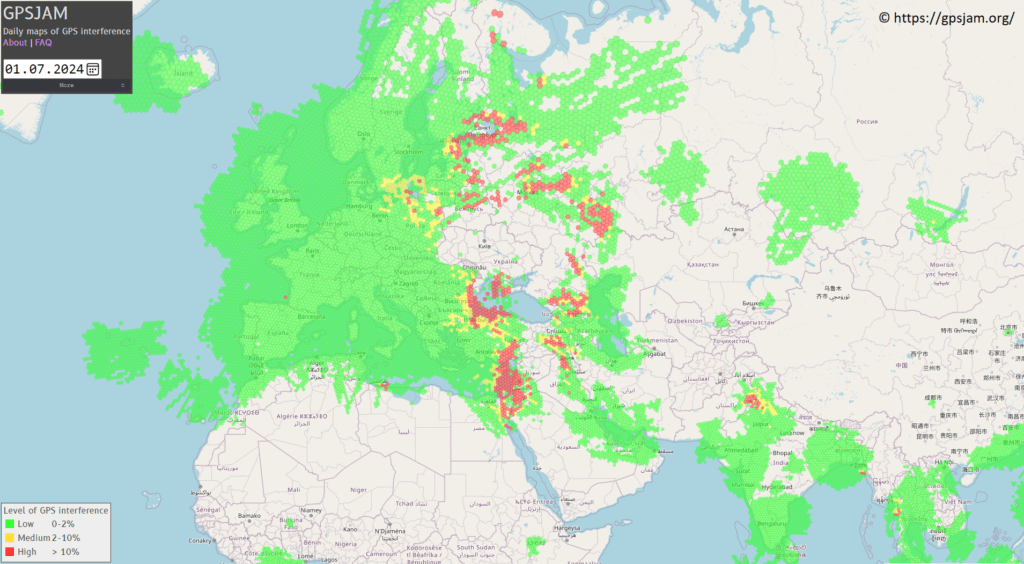 Jamming and Spoofing Illustration