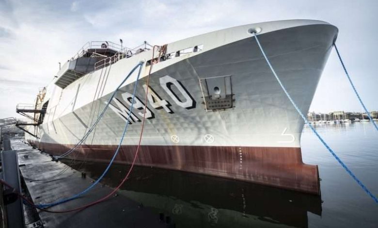 Naval Group launches the first mine countermeasure vessel of the Belgian-Dutch rMCM programme and lays the keel for the third one