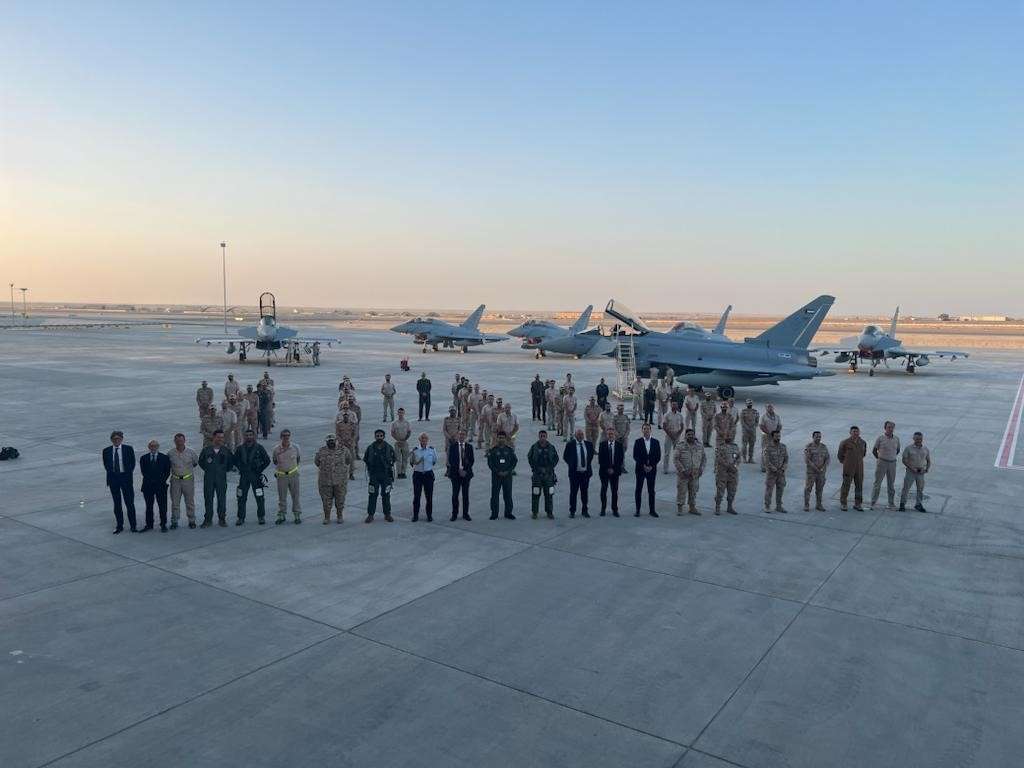 Eurofighter Typhoon arrival