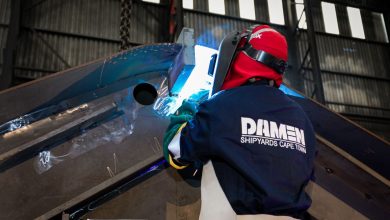 Damen Shipyards Cape Town lays keel on second Project BIRO IPV